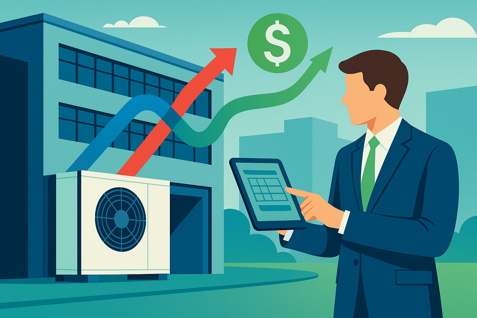 Wärmepumpe finanzieren ohne förderung. enercapital-wärmepumpe-finanzieren-gewerblich-ohne-förderung-beitragsbild